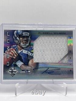 2012 Russell Wilson #25 JUMBO Limited RPA Worn Jersey Auto Rookie RC #'d /49