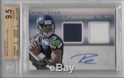2012 Russell Wilson Certified Auto Patch RC- BGS 9.5 Gem Mint with10 sub- #95/499