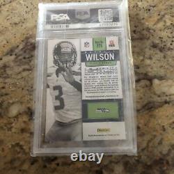 2012 Russell Wilson Contenders Rookie Auto White Variation #225 Psa 10 Gem Mint