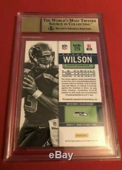2012 Russell Wilson Contenders Rookie Ticket Auto BGS 9.5/10 RC Autograph