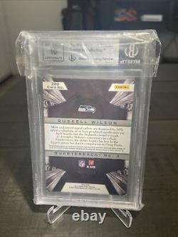 2012 Russell Wilson Crown Royale RPA Autograph Relic /149 Rookie BGS 9 Auto 10