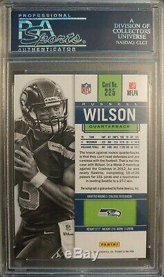 2012 Russell Wilson Panini Contenders Rookie RC On-Card Auto PSA 10 GEM MT