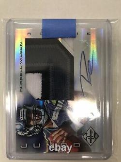 2012 Russell Wilson Panini Limited Auto Jumbo Patch RC Autograph /25 Prime Ssp