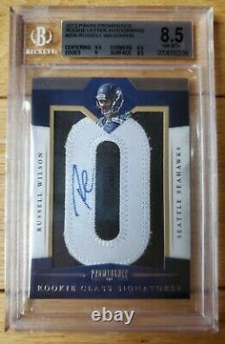 2012 Russell Wilson Panini Prominence Rookie Class Signatures Auto RC /150
