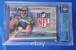 2012 Russell Wilson RC Auto NFL Logo Patch Super Rare 1/1 Authentic