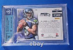 2012 Russell Wilson RC Auto NFL Logo Patch Super Rare 1/1 Authentic