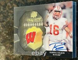 2012 Russell Wilson ROOKIE AUTO /60 UD Exquisite Dimensions RC HAWKS/ BRONCOS