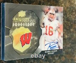 2012 Russell Wilson ROOKIE AUTO /60 UD Exquisite Dimensions RC HAWKS/ BRONCOS