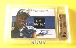 2012 Russell Wilson ROOKIE RPA Super Bowl Contenders BGS 9.5 1/1 AUTO RC
