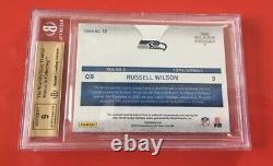 2012 Russell Wilson ROOKIE RPA Super Bowl Contenders BGS 9.5 1/1 AUTO RC