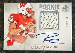 2012 Russell Wilson RPA UD SP Authentic #272 Rookie Patch Auto 051/885 BRONCOS
