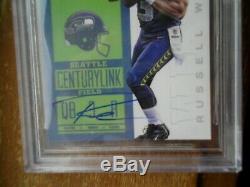 2012 Russell Wilson Rc Contenders Auto Bgs 9.5