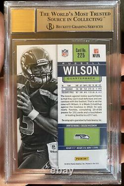 2012 Russell Wilson Rookie Contender Auto Ticket Rookie /550 Graded BGS 9.5