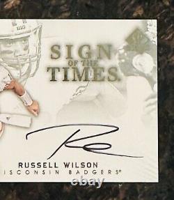 2012 Russell Wilson SP Authentic Sign Of The Times RC Rookie AUTO MINT Broncos