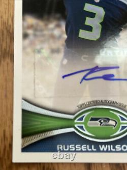 2012 Russell Wilson Topps Auto Rookie Card RC SSP #165 PSA! ^Seahawks^