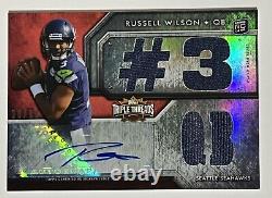 2012 Russell Wilson Topps Triple Threads #131 Rookie Triple Patch Auto 20/99