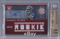 2012 Russell Wilson Totally Certified Auto Jersey RC- BGS 9.5 with10 auto- #68/199