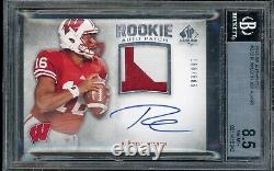 2012 SP Authentic Russell Wilson RPA RC Rookie Patch 160/885 BGS 8.5 with 10 AUTO