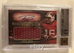 2012 SPX RUSSELL WILSON Jersey & Auto RC ROOKIE #/399BGS 8.5 NM-MT+ (SEAHAWKS)