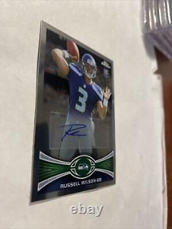 2012 Topps Chrome RUSSELL WILSON Rookie RC Auto Autograph #40 Seahawks Broncos