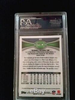 2012 Topps Chrome Russell Wilson RC Auto PSA10 NEW LOWER PRICE