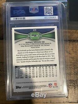 2012 Topps Chrome Russell Wilson Rc Rookie Auto Psa 9 Autograph Seahawks