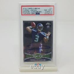 2012 Topps Chrome Russell Wilson Rookie Card PSA 8 Auto 10 On Card Autograph RC