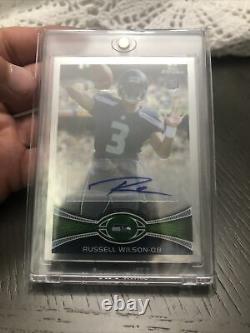 2012 Topps Chrome Russell Wilson Rookie Rc Auto Seattle Seahawks