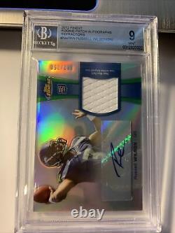 2012 Topps Finest Russell Wilson #/250 Refractor RC AUTO Autograph BGS 9 Mint