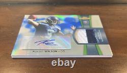 2012 Topps Finest Russell Wilson Rookie Patch Auto 30/99