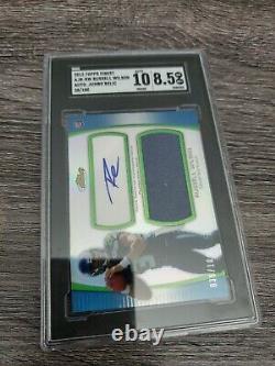 2012 Topps Finest Russell Wilson Rpa /100 Rookie Patch Auto Ajr-rw