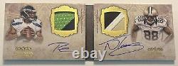 2012 Topps Five Star Futures Dual Auto Patch Booklet RUSSELL WILSON RC # /15
