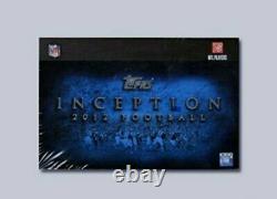 2012 Topps Inception Football Sealed Hobby Box Russell Wilson Auto RC