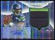 2012 Topps Platinum Russell Wilson Seahawks 2-color Rookie Patch Auto #138 /250
