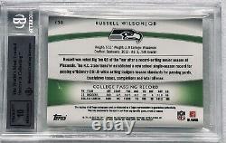 2012 Topps Platinum Rookie/patch/auto Russell Wilson 3/125 Black Refractors Rc