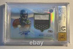 2012 Topps Platinum Russell Wilson RPA /250 BGS 8.5 with 10 Auto