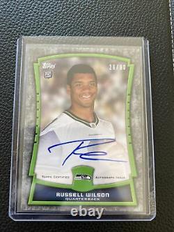 2012 Topps Premiere Russell Wilson Rookie RC Auto Autograph 26/90 Seahawks