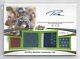 2012 Topps Prime Level 5 Gold Russell Wilson Auto Gu #/25 Seattle Seahawks Rc