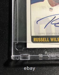 2012 Topps Russell Wilson 1965 Tallboy Rookie Auto #152 Broncos On Card RC SSP