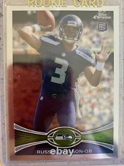 2012 Topps Russell Wilson Rookie Card lot of 18 + 2 2013/SCORE AUTO/Topps CHROME