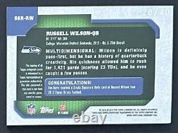 2012 Topps Strata Russell Wilson #SSR-RW Rookie RC Card RPA Auto #28/40 Seahawks