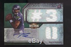 2012 Topps Triple Threads Russell Wilson Auto Jersey 12/50 RC