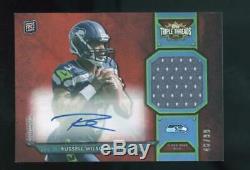 2012 Topps Triple Threads Russell Wilson Auto Jersey 46/99 RC