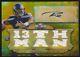 2012 Topps Triple Threads Russell Wilson Jersey Auto Autograph Gold /9