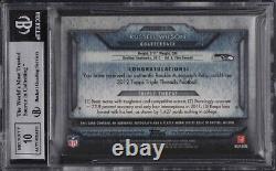 2012 Topps Triple Threads Russell Wilson RC Rookie Patch Auto RPA #1/1 BGS 9