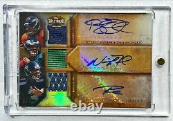 2012 Topps Triple Threads Wilson Foles Osweiler Rookie Relic Auto Gold /9
