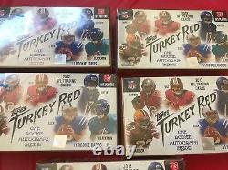 2012 Topps Turkey Red Football Factory Sealed Box (QTY 5) WILSON LUCK AUTOS