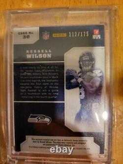 2012 Totally Certified Russell Wilson Future RC Rookie Jersey Patch Auto /175 QB