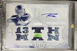 2012 Triple Threads Russell Wilson RC 1/1 PATCH AUTO PLATE Seahawks HOLY GRAIL