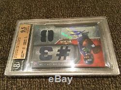 2012 Triple Threads Russell Wilson RC Patch Auto /99 BGS 9.5 GEM MINT With10 AUTO